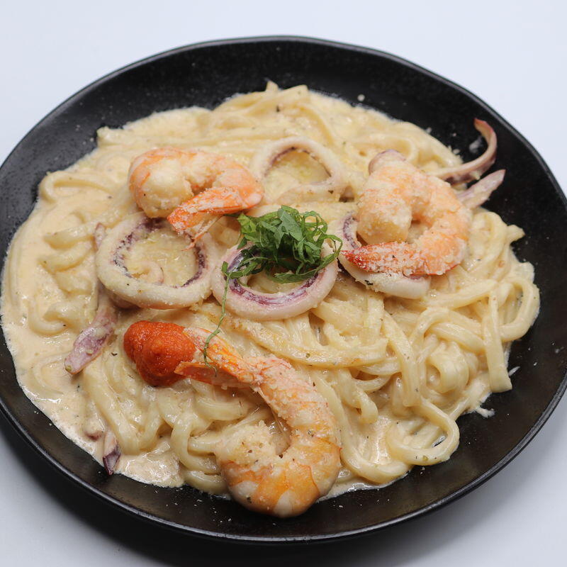 Seafood Creamy Udon