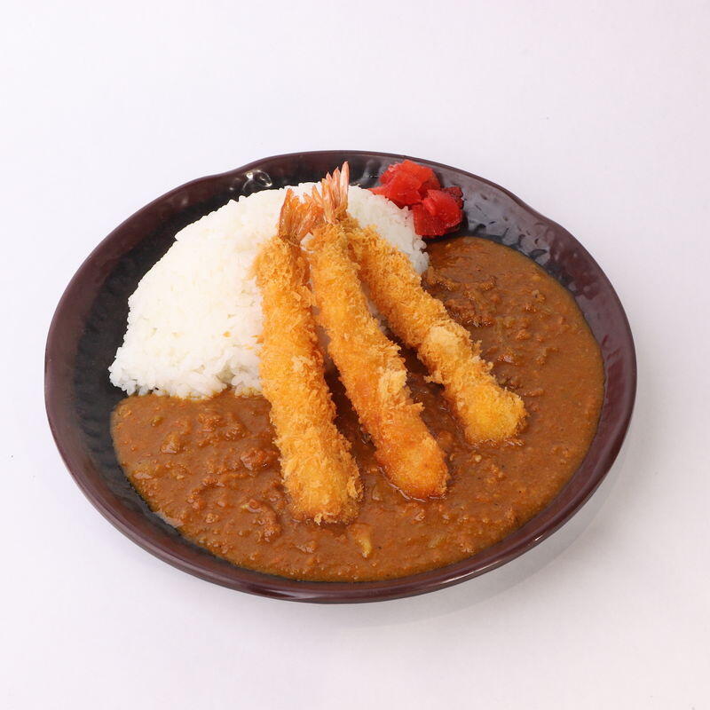 Fried Shrimp Curry Rice
